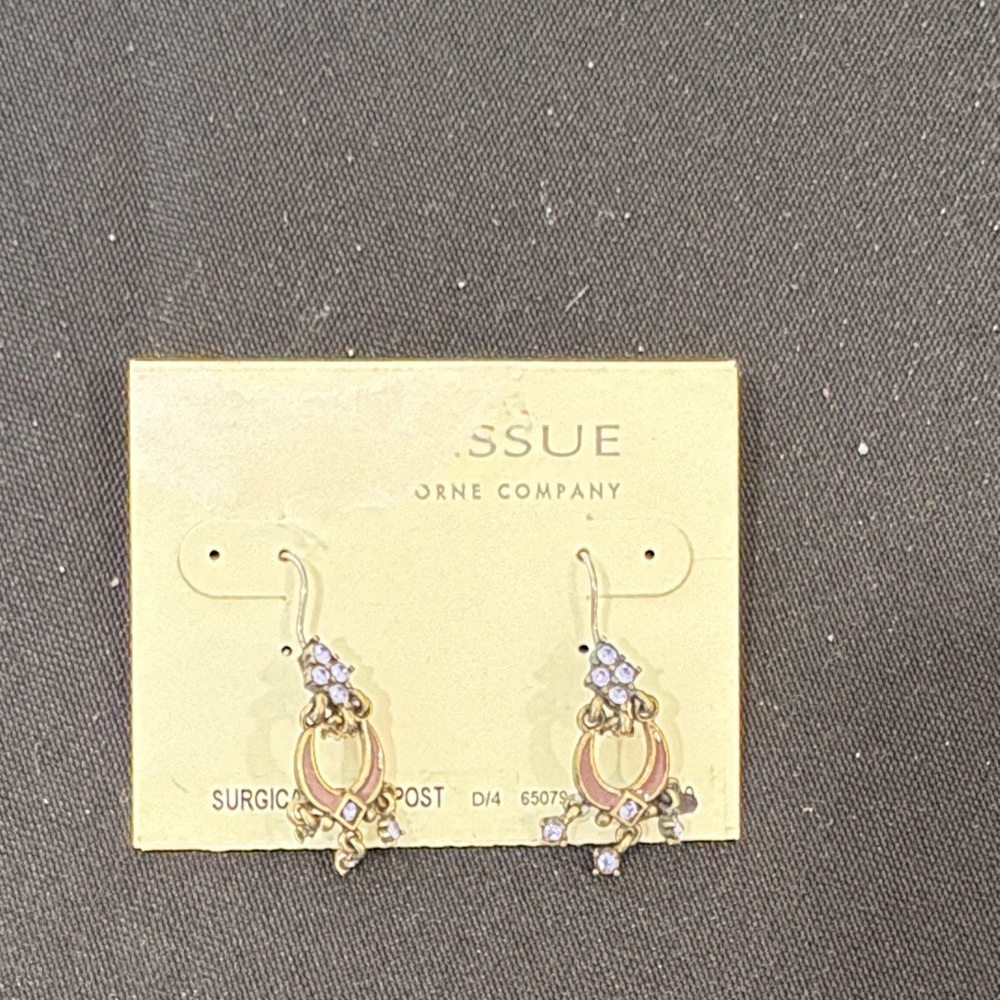 Gold and Silver Earrings by Issue